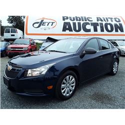 B5 --  2011 CHEVROLET CRUZE LS , Blue , 121286  KM's