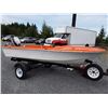 Image 4 : 0A --  195x Elgin Boat with 1997 Trailer & 1987 Evinrude Motor