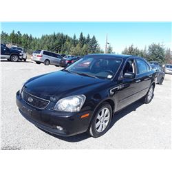 C6 --  2007 KIA MAGENTIS LX  , Black , 138432  KM's