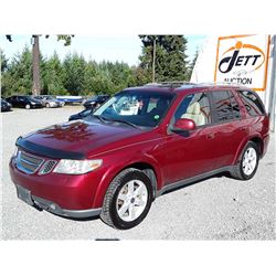 J6 --  2007 SAAB 9-7X 5.3I , Red , 208371  KM's