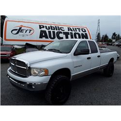 K2 --  2003 DODGE RAM 1500 , White , 239162  KM's