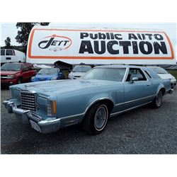 0B --  1978 FORD THUNDERBIRD DIAMOND JUBILEE  , Blue , X33,308 KMS, 5 DIGIT ODO  KM's "NO RESERVE"