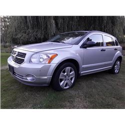 C6 -- 2007 DODGE CALIBER SXT HATCHBACK, GREY, 189,846 KMS