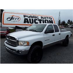 G3 --  2003 DODGE RAM 1500 , White , 239162  KM's