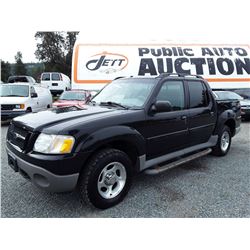 M1 --  2003 FORD EXPLORER SPORT TRAC , Black , 285065  KM's