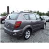 Image 3 : N1 --  2005 PONTIAC VIBE , Grey , 285342  KM's