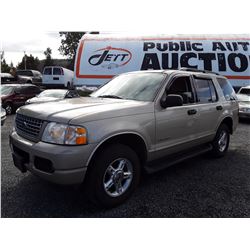 L3 --  2004 FORD EXPLORER XLT , Brown , 235222  KM's