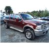 Image 2 : K2 --  2007 FORD F250 SUPER DUTY KING RANCH , Red , 302420  KM's