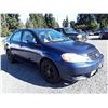 Image 2 : A11 --  2003 TOYOTA COROLLA LE , Blue , 299,999 KM'sODO Stopped "NO RESERVE"