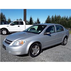 N5 --  2006 CHEVROLET COBALT LS  , Silver , 185839  KM's