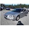 Image 1 : A12C --  2007 PONTIAC GRAND PRIX , Grey , 145577  KM's "NO RESERVE"