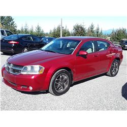 B4 --  2008 DODGE AVENGER R/T , Red , 191800  KM's