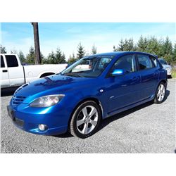 N6 --  2004 MAZDA 3  , Blue , 171888  KM's