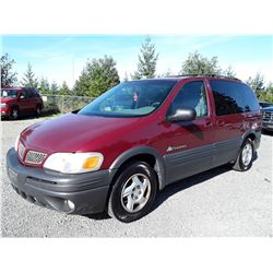P6 --  2004 PONTIAC MONTANA , Red , 220501  KM's