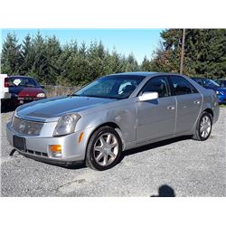 C5 --  2004 CADILLAC CTS SEDAN,GREY, 236,184 KMS