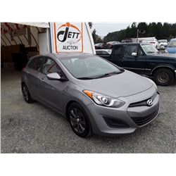 C6B --  2013 HYUNDAI ELANTRA GT , Grey , 156020  KM's