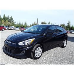 C6D --  2017 HYUNDAI ACCENT SE , Black , 45270  KM's