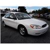 Image 2 : C3 --  2005 FORD TAURUS , White , 165575  KM's