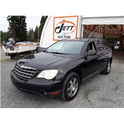 J6 --  2008 CHRYSLER PACIFICA TOURING , Black , 222496  KM's