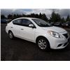 Image 2 : B5 --  2012 NISSAN VERSA S , White , 114406  KM's