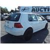 Image 3 : B4 --  2003 VW GOLF CL , White , 180311  KM's