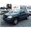 Image 1 : A1 --  2000 MERCEDES ML320 , Green , 306543  KM's "NO RESERVE"