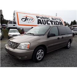 A7 --  2006 FORD FREESTAR , Brown , 154018  KM's