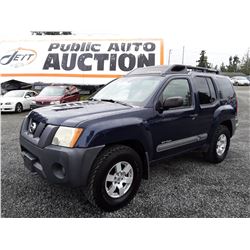 E3 -- 2006 NISSAN XTERRA OFF ROAD SUV, BLUE, 290,693 KMS