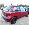 Image 3 : A9 --  1996 GEO METRO , Red , 207701  KM's "NO RESERVE"