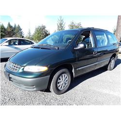 A5 --  1997 PLYMOUTH GRAND VOYAGER  , Green , 199346  KM's "NO RESERVE"