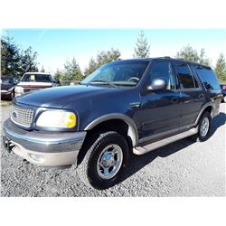 K4 --  2001 FORD EXPEDITION EDDIE BAUER , Blue , 211963  KM's