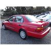 Image 4 : A12 --  1994 TOYOTA COROLLA , Red , 247429  KM's "NO RESERVE"