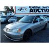 Image 1 : O5 --  2002 HONDA CIVIC DX , Grey , 309765  KM's