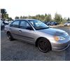 Image 2 : O5 --  2002 HONDA CIVIC DX , Grey , 309765  KM's
