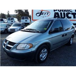 O6 --  2003 DODGE CARAVAN SE , Grey , 201847  KM's