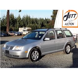 Q1 --  2003 VW JETTA GLS  , Silver , 227054  KM's