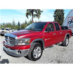 F4 --  2007 DODGE RAM 1500 , Red , 196734  KM's