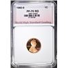 Image 1 : 1982-S LINCOLN CENT, WHSG PERFECT GEM PF RED DCAM