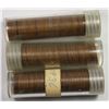 Image 1 : 3 ROLLS WITH 50 COINS EACH: 1931-P LINCOLN CENTS