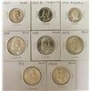 Image 1 : 3 WASHINGTON QUARTERS AND 5 FRANKLIN HALVES