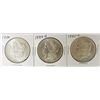 Image 1 : (3) MORGAN SILVER DOLLARS