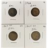 Image 1 : INDIAN CENT LOT: 4 COINS TOTAL