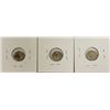 Image 2 : (3) THREE CENT SILVERS