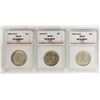 Image 1 : THREE 1946 BOOKER T. WASHINGTON HALF DOLLAR