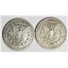 Image 2 : TWO MORGAN SILVER DOLLARS: