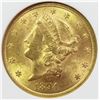 Image 1 : 1894 $20 GOLD LIBERTY