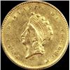 Image 1 : 1855 $1.00 GOLD INDIAN TYPE 2