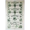 Image 1 : 1860'S VIRGINIA TRADERS BANK PROOF SHEET