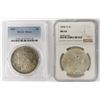 Image 1 : TWO MORGAN DOLLARS: