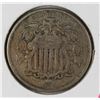 Image 1 : 1866 RAYS SHIELD NICKEL